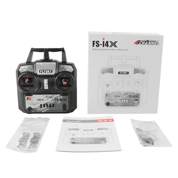 Flysky FS-i4X 4CH 2.4G Radio Remote Control Toy RC Transmitter with FS-A6 Receiver RC Helicopter Plane Quadcop Battery-Powered - Image 6