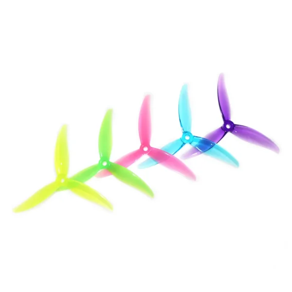 HQPROP MCK Poly Carbonate 2 Pairs(2CW+2CCW) 3-Blade Propeller for FPV Drone RC 5inch Quadcopter