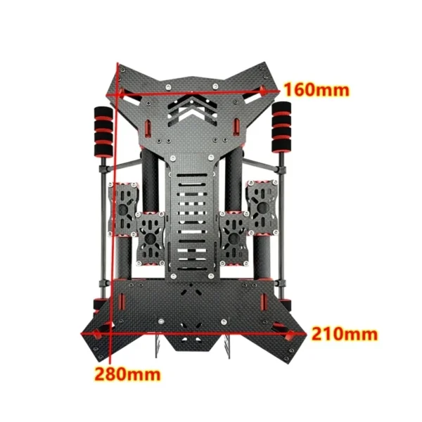 H450 Quadcopter Frame Kit GF-H450mm Carbon Fiber FPV Quadcopter Mini Quad Frame Kit RC Multicopter Frame - Image 6