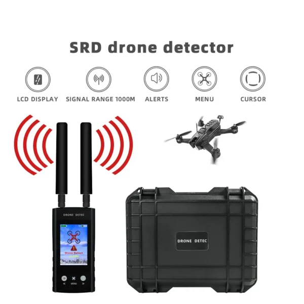 Portable Omni Directional and Wireless Handheld Drone Detection 0.8km-1km Detector - Image 2