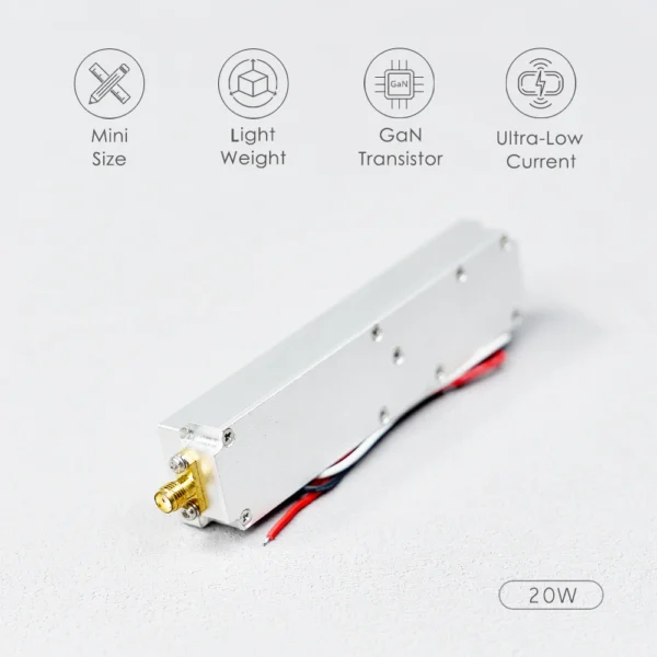 20W Rf Power Amplifier Module for 800MHz–5.35GHz Bands