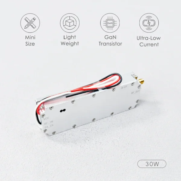 30W 100-200MHz 200-300MHz 300-400MHz 410-490MHz 700-1050 1.5G 2.4G 5.8G RF Power Amplifier Module GaN VCO Source Circulator Module - Image 6