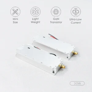 30W RF Amplifier Module 100MHz–5.8GHz with VCO & Circulator