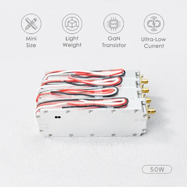 50W 5.2GHz RF High Power Amplifiers wireless Signal Extender Sweep Signal Source For Drone WiFi6 - Image 5