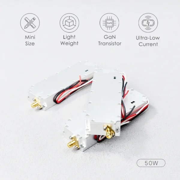 50W 5.2GHz RF High Power Amplifiers wireless Signal Extender Sweep Signal Source For Drone WiFi6 - Image 3