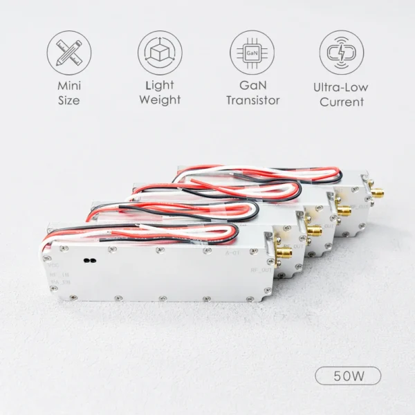 50W 5.2GHz RF High Power Amplifiers wireless Signal Extender Sweep Signal Source For Drone WiFi6 - Image 6